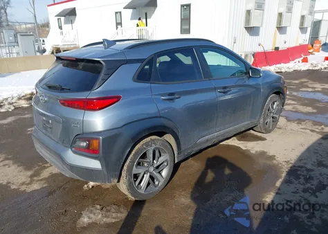 2020 Hyundai Kona Limited z USA, uszkodzony, nr VIN KM8K3CA57LU525853